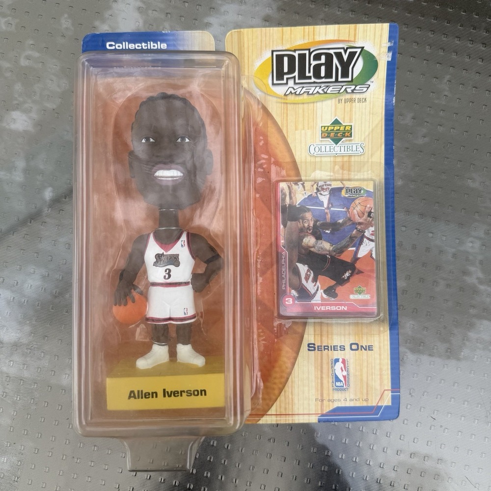 UPPER DECK  Series One ALLEN IVERSON  Bobblehead Figure With‎ Card Sealed